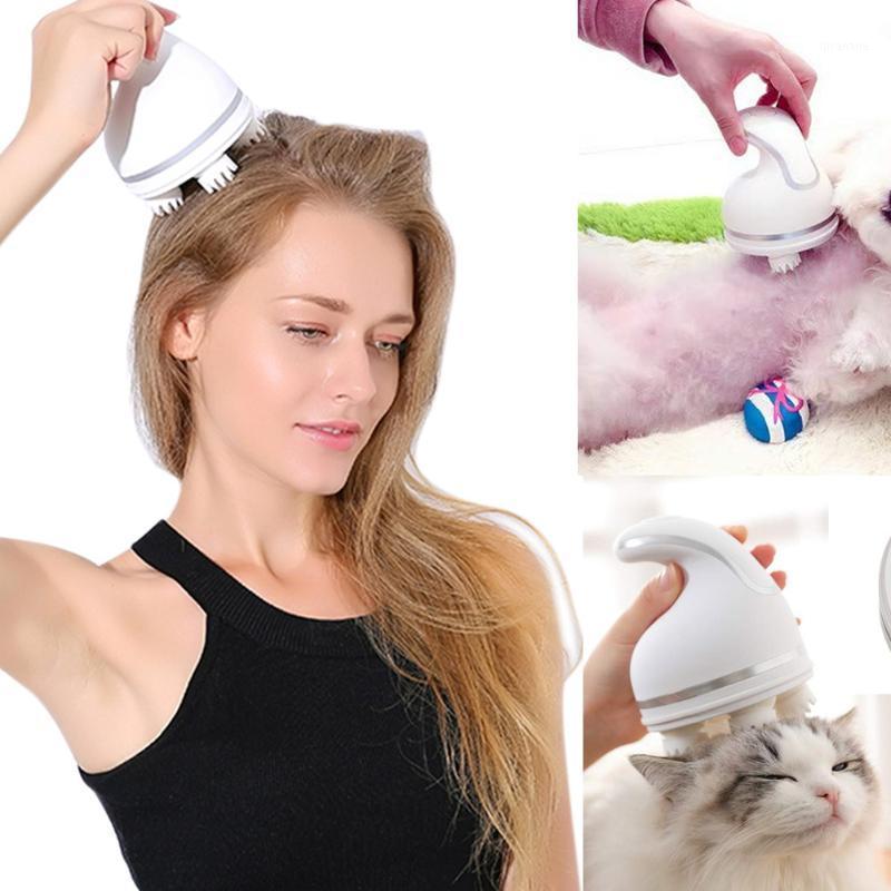 

Good Healthy Electric Cat Head Massager Automatic Pet Scratching Claw USB Charging Massager1