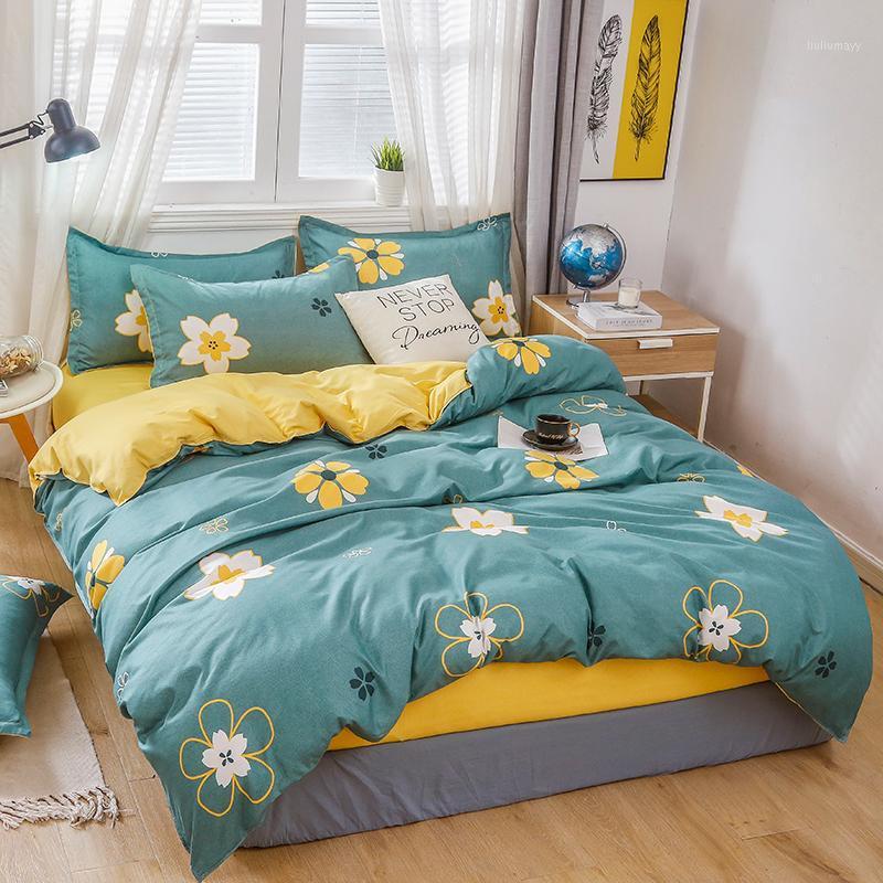 

Black Geometric Plaid Printed Girl Boy Bed Cover Set Duvet Cover Adult Child Bed Sheet Pillowcase Comforter Bedding Set1