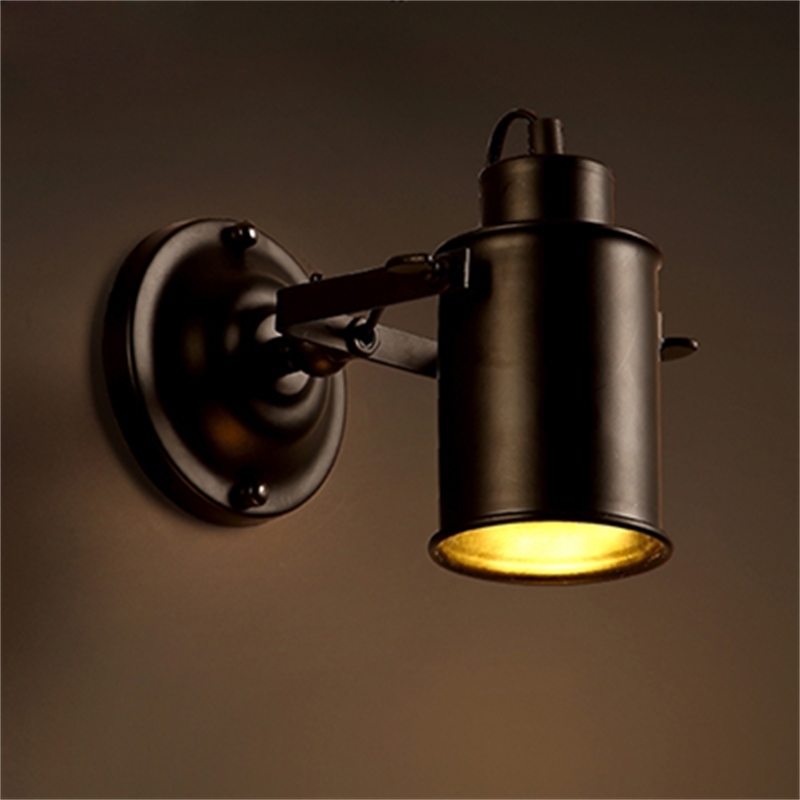 

2021 New Wall American Retro Country Loft Style E27 Head Lamps Industrial Vintage Iron Light for Cafe Bar Home Lighting 1 Qjvr