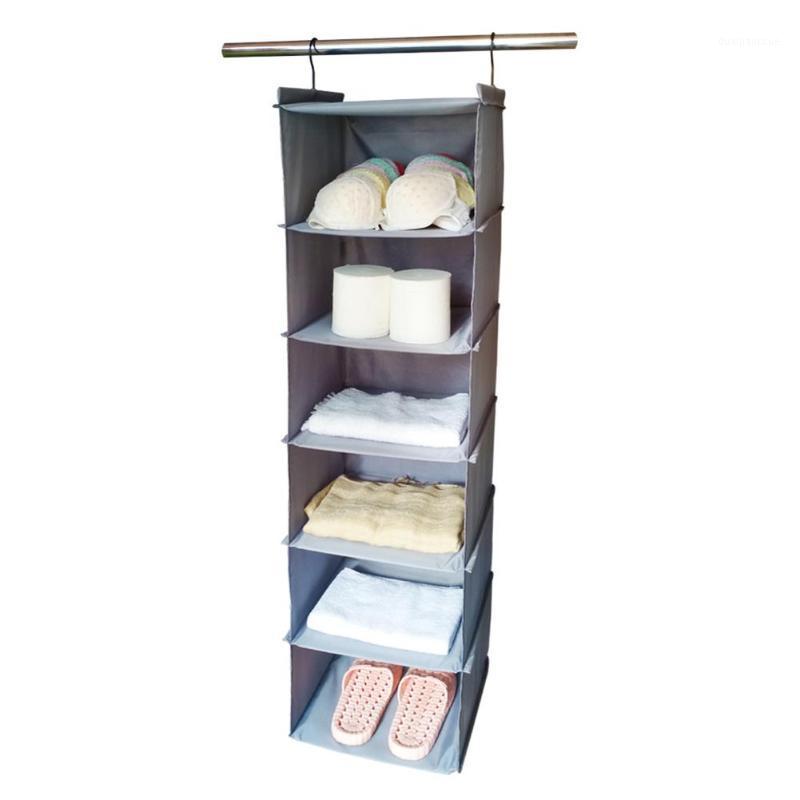 

Oxford Cloth Storage Bag Water Laundry Cabinet Hanging Bag Wardrobe Cloth Wardrobe Multilayer Full Board Sorting Finishing1, Layer 6