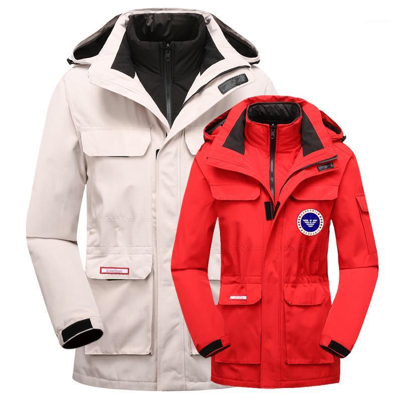 

Ski Jacket Men Women High Quality Waterproof Windproof Ski Snowboard Jacket Female Warm Snow Costumes Winter Outdoor Down1, Men black