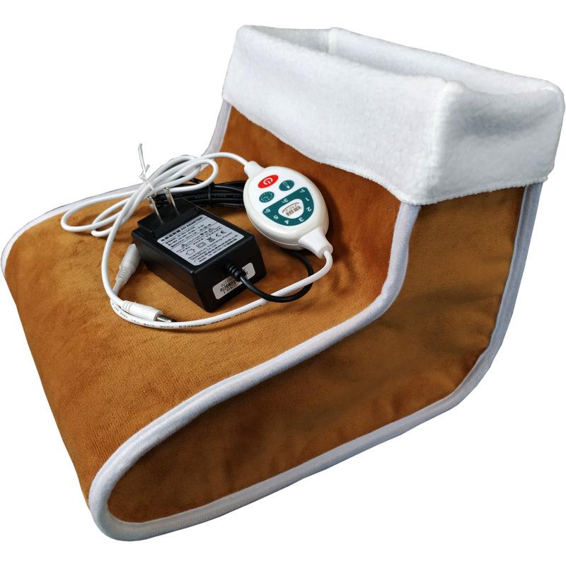 

110V-220V Heated Plug-Type Electric Warm Foot Warmer Washable Heats Control Settings Timing Warmer Foot Massage