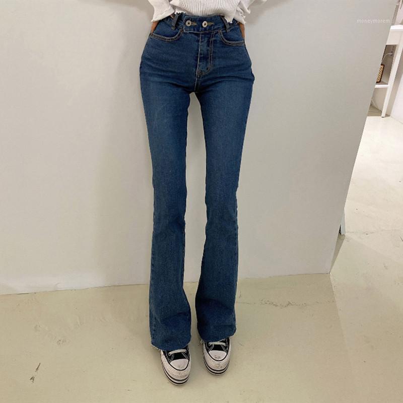 

High Waist Skinny Jeans Women Slim Korean Style Solid Color Mom Jeans Casual Ladies Pencil Denim Boyfriend Vaqueros Mujer1, Blue
