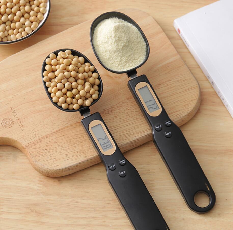 

500g/0.1g Capacity Coffee Tea Digital Electronic Scale Kitchen Measuring Spoon Weighing Device LCD Display Cooking with box