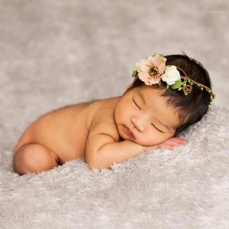 

head accessory newborn baby photograph prop handmade flower headband headpiece Great Photo props1, Pink