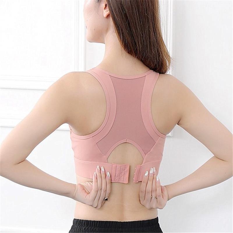 

Women Push Up Seamless Shockproof Sports Bra Exercise Female Sports Top Crop Fitness Wear Yoga Gym Gather Bra Sportswear1, Black