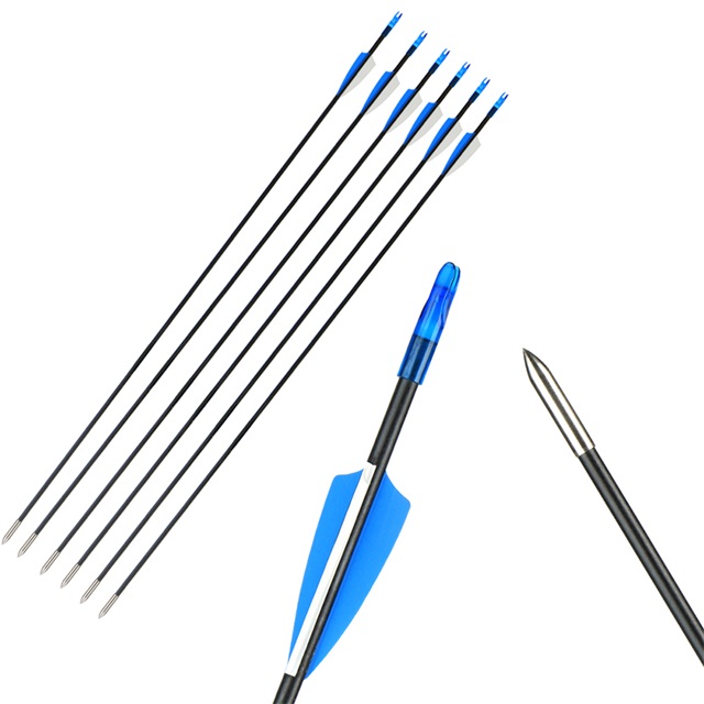 

Hunting archery recurve bow fiberglass arrows archery 30 inch target shooting practice arrows recurve bows