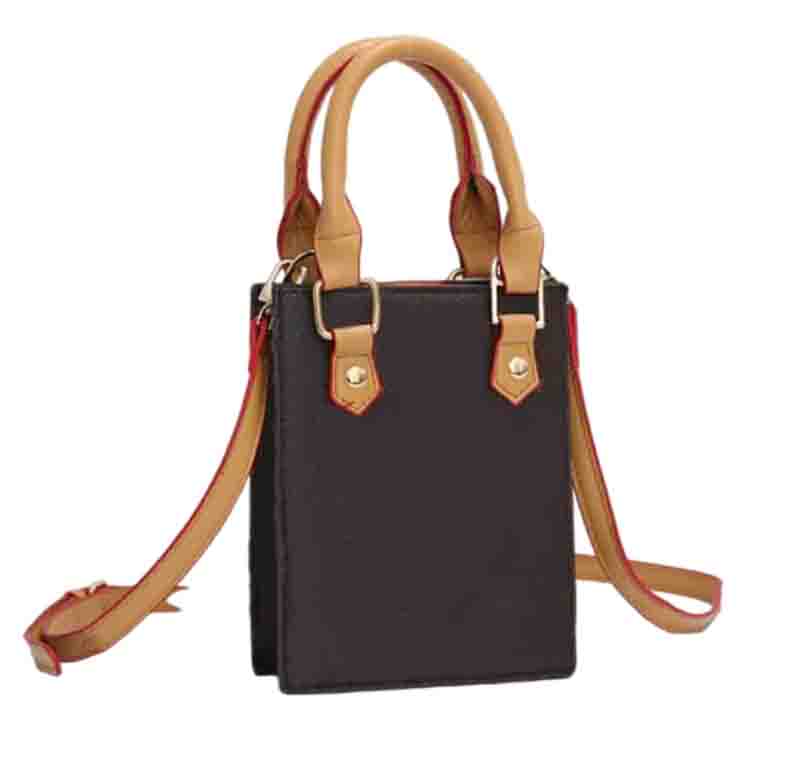 

ZZ Crossbody Bags PU Leather PM Tote Bag Womens Designer wallet wallets Shoulder Card Holder purse Cosmeticbag Luxury Handbag Brown, Extra shipping