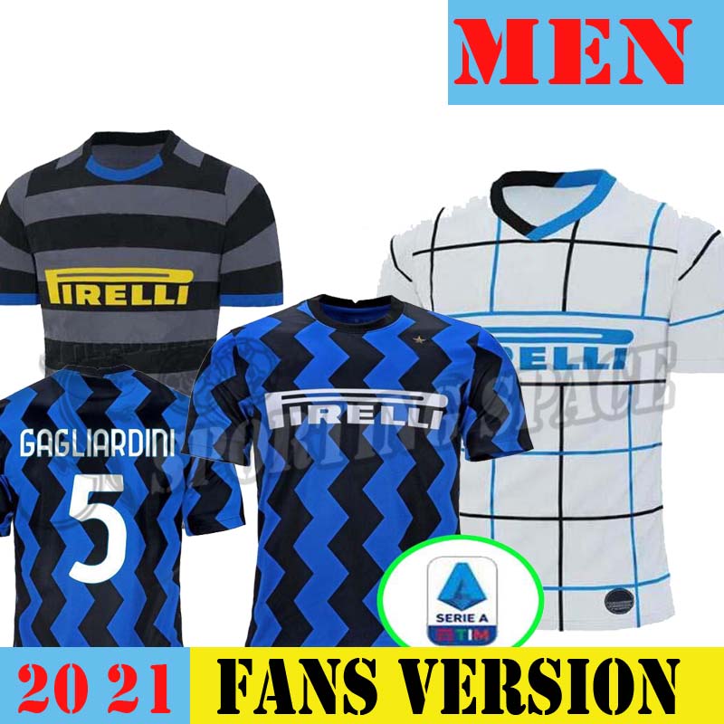 

2021 Inter LUKAKU ERIKSEN LAUTARO Milan soccer jerseys 20 21 BARELLA maillots de football jersey maglia da calcio Men 3XL 4XL, Black;yellow