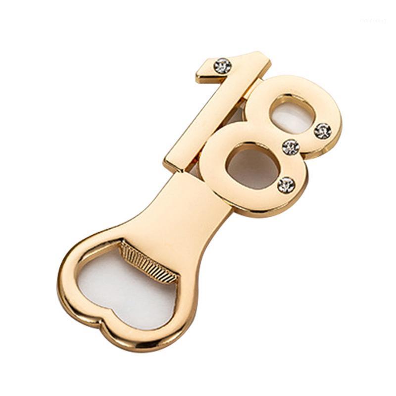 

Number 18 30 40 50 60 Bottle Opener for birthday party Return Gifts for Guest Souvenirs Diamond Wedding Anniversary Beer Opener1