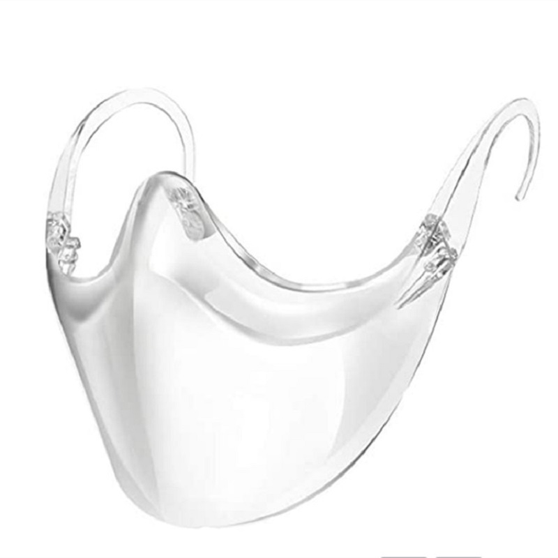 

Designer Face Mask Durable Mask Face Combine Plastic Reusable Clear Face Mask Shield Transparent Masks dust-proof saliva SEA SHIPPING PPF3655