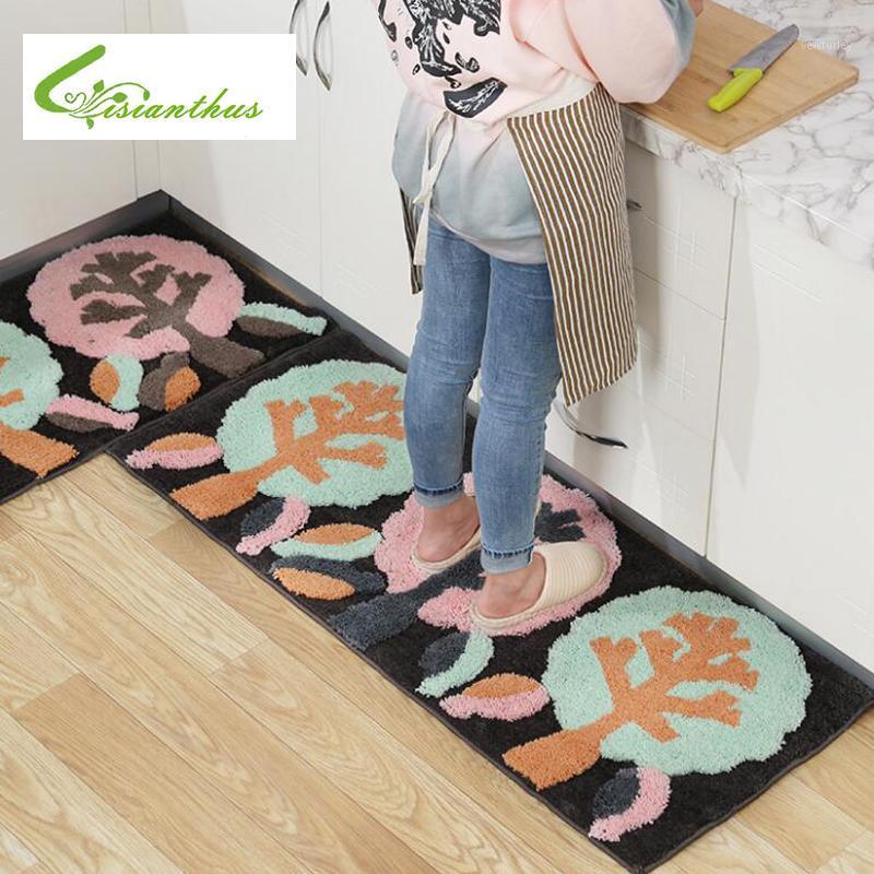 

Kitchen Mat Cheaper Anti-slip Modern Area Rugs Living Room Balcony Bathroom Printed Carpet Doormat Hallway Printed Bath Mat1, C3