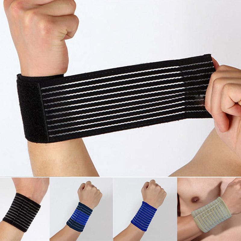 

1 Pair High Elastic Wrist Bandage Wrist Elbow Arm Support Wrap Band Brace Bandage Support LDF668, Blue