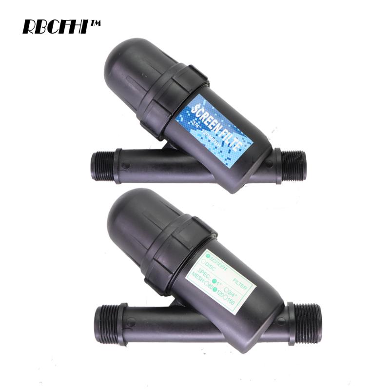 

RBCFHI 3/4'', 1" Irrigation Water Filter Garden Water Purifier Tool Filter Screen Orchard Watering fitting Pipe Connector, 1pc-a