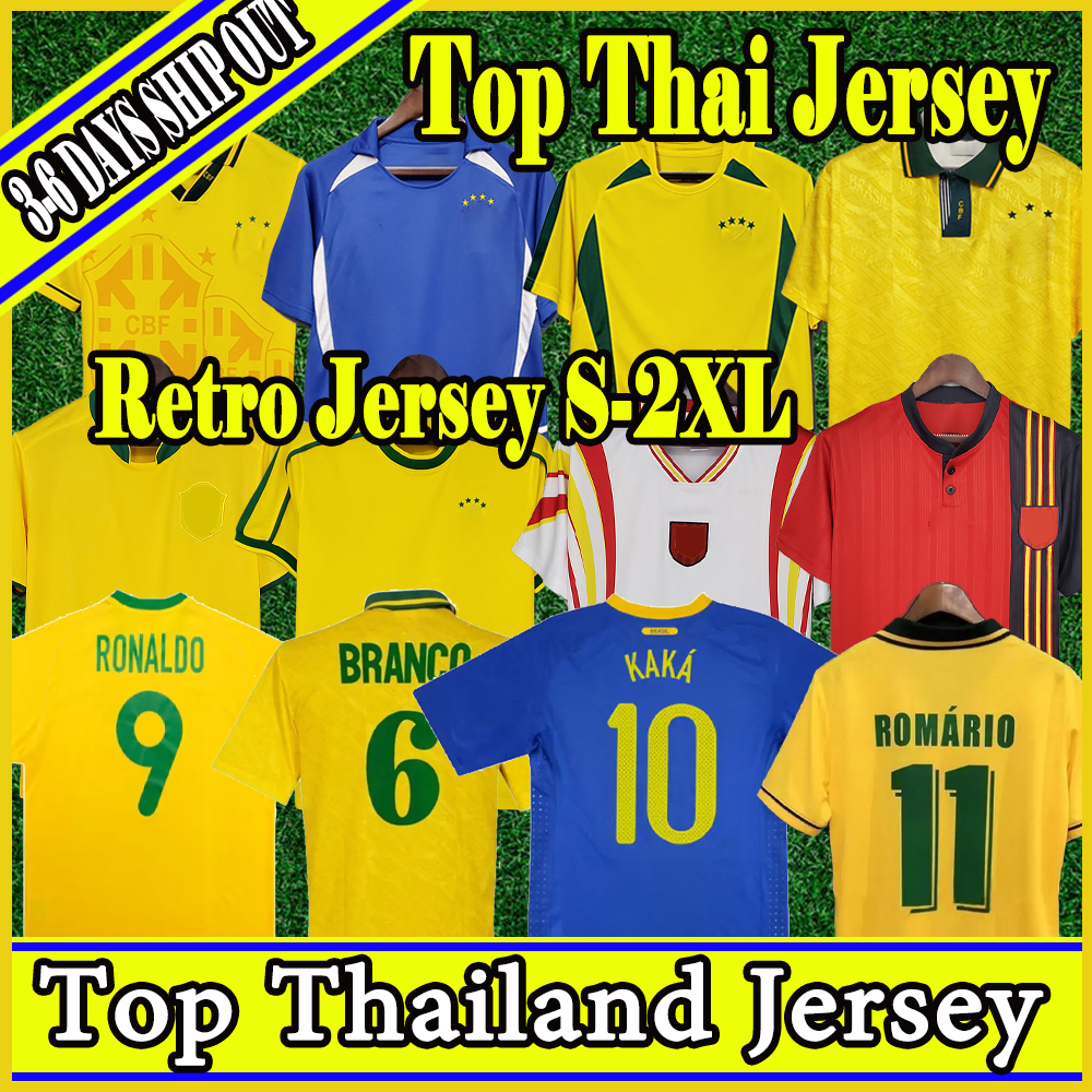 

retro 2002 2004 1994 2006 1982 1998 1957 Ronaldinho retro soccer jerseys Romario Ronaldo BraziLS RIVALDO camisa de futebol shirt WORLD CUP, 2006 home