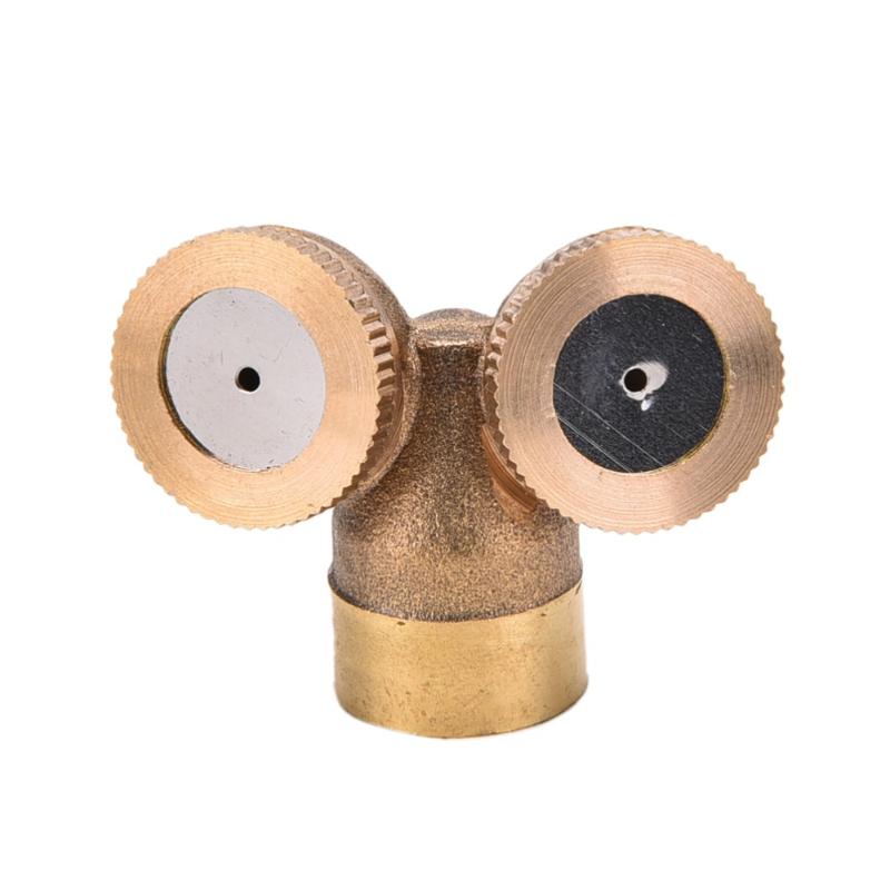 

New Arrival Brass Agricultural Misting Spray Nozzle Garden Sprinkler Irrigation System 1/2/3/4 Nozzles, 1 nozzle