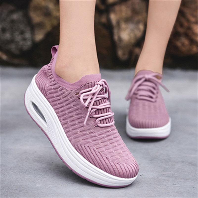 

2021 New Hot Autumn Quality of Mode Casual Women Flats Lace-up Ladies Comfortable Thick Background Shoes R6JF