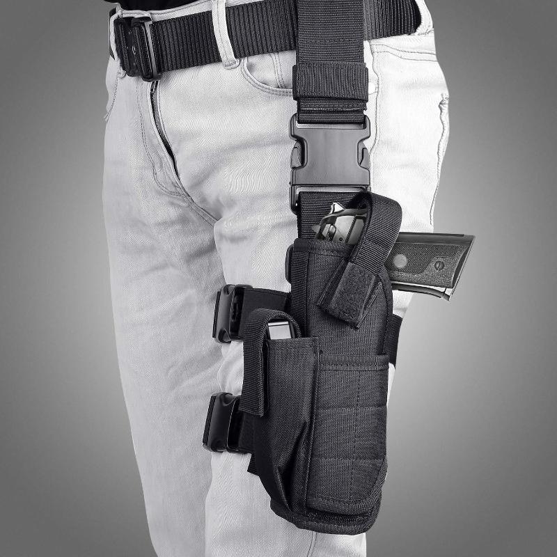 

New outdoor leggings bag, outdoor motorcycle leg bag, riding multi-function universal waist and leg bag, Photo color