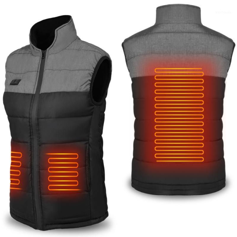

Heating Vest Water-Proof USB Heated Vest Portable Heating Warm Electric Warm Water-resistant for Men Women1, Women black red