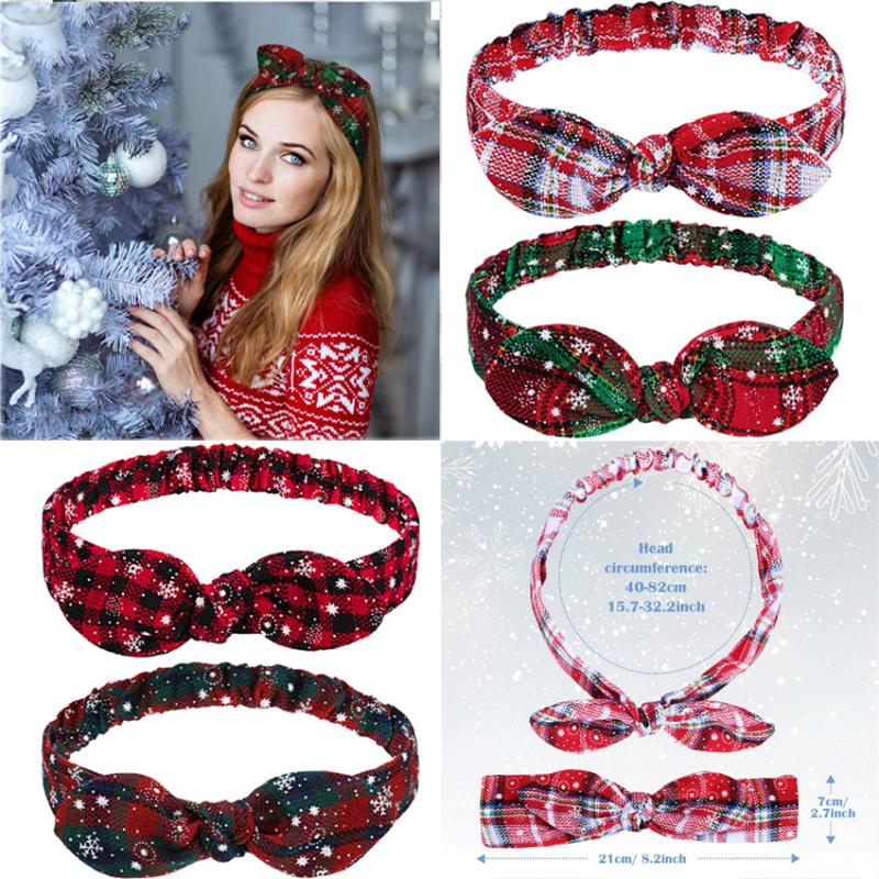 

Christmas 2020 Headband Navidad New Year Decorations 2021 Hair Bands Ears Sport Lovely Christmas Headwear Hair Accessories