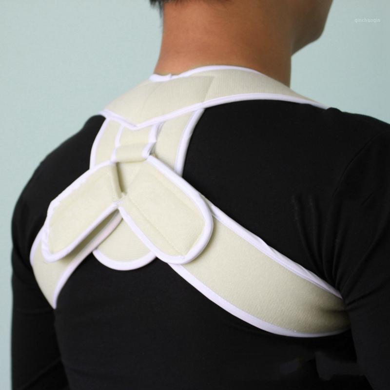 

Back Posture Corrector Shoulder Straight Support Brace Belt Therapy Men Women1, Yellow white