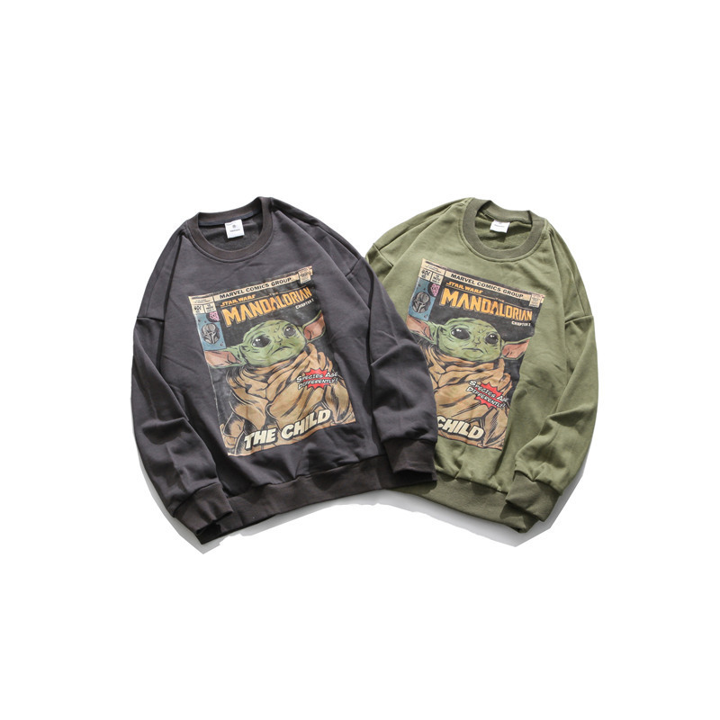 

2021 Mode Printed High Street Men Retro Oversize New Fall Fashion Ewax, Gray.