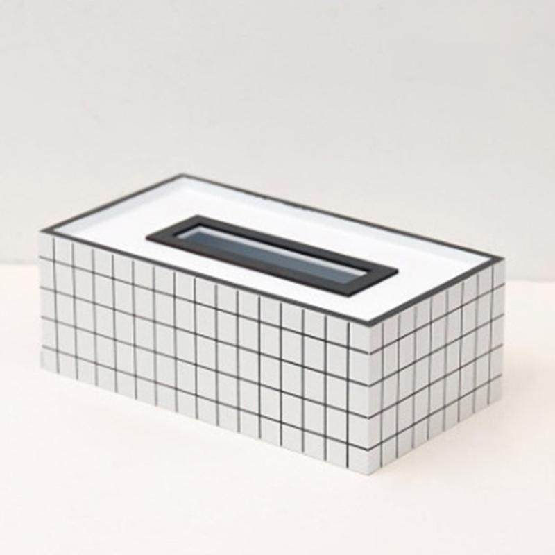 

Bedroom Bathroom Storage Container Living Room Paper Napkin Ornament Tissue Box Car Rectangle Desktop Home Hotel Holder Simple