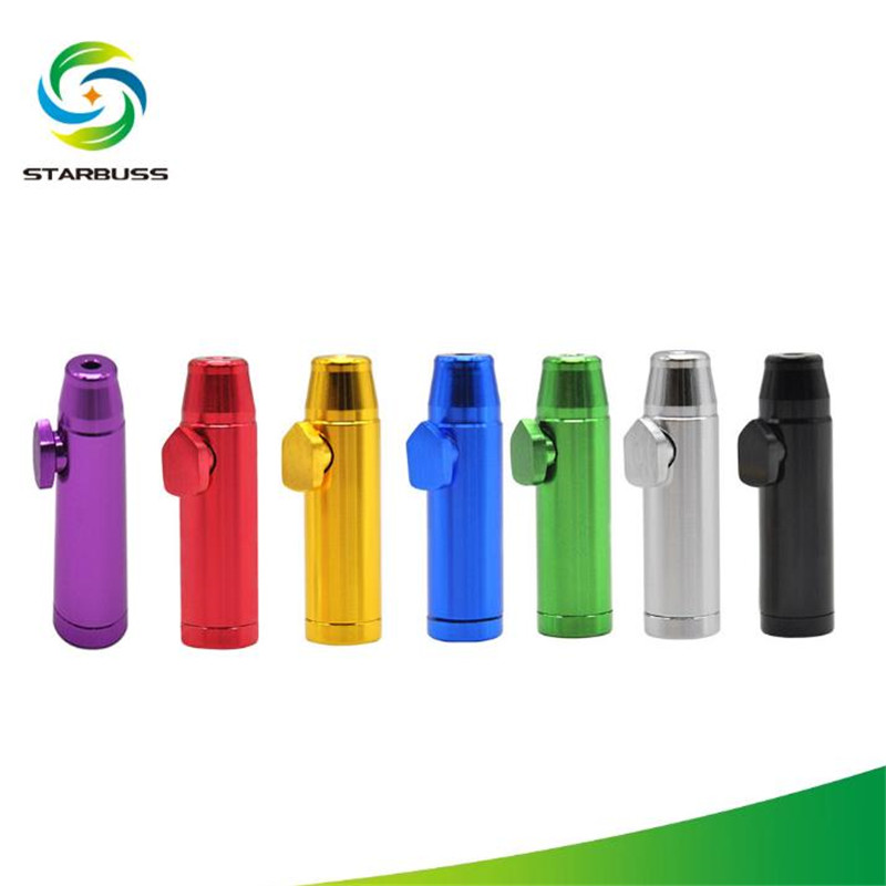 

Metal pipe aluminum cigarette holder metal bullet snuff metal pipe