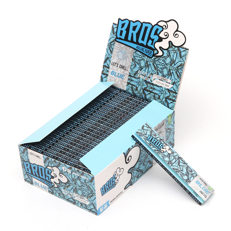 

Dragon Bros blue 55L KingSize slim Cigarette Rolling Paper For Smoking