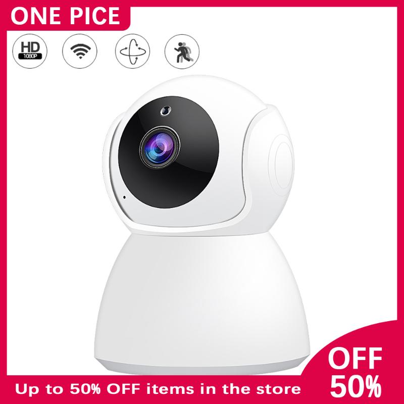 

ONE PICE Dome IP Camera 1080P IR Night Vision 2 million HD pixels WIFI Baby monitor 360 ° PTZ rotation White durable housing A5