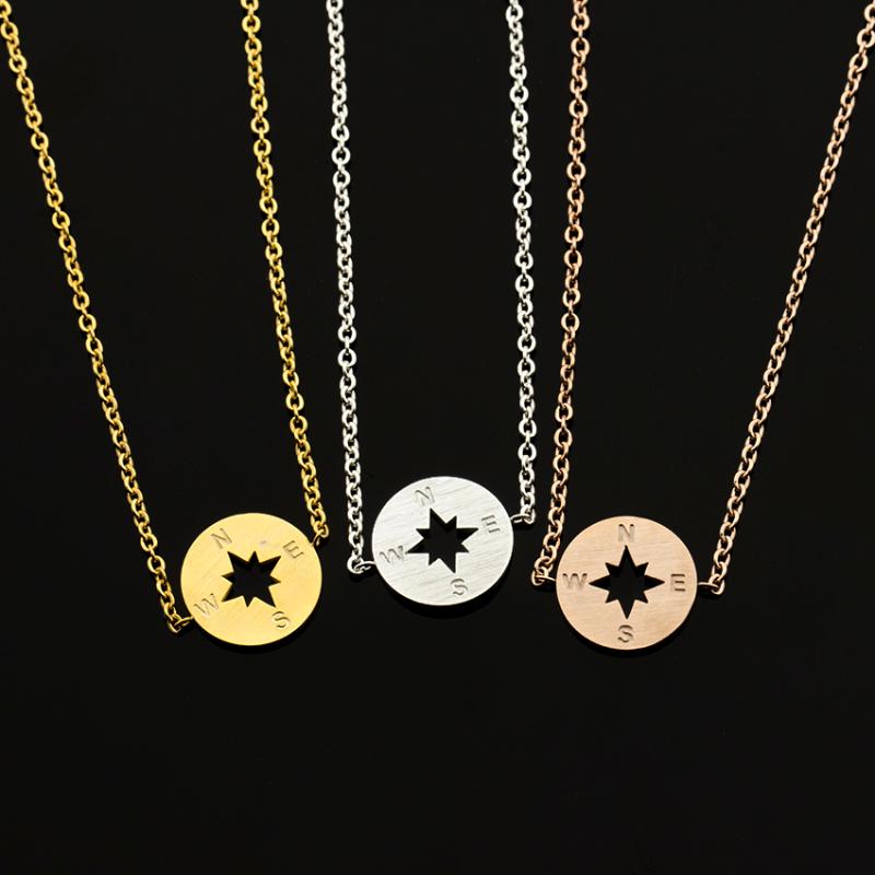 

10pcs Stainless Steel Compass Bracelets For Friendship Pulseras Bijoux Charms Bff Men Travelers Jewelry Accessories Bijoux Femme