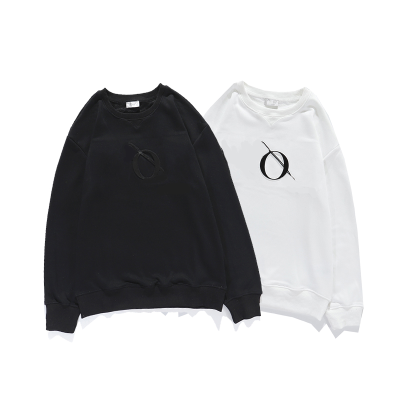 

2020FW New Sweatshirts Mens and Womens 3D Stereo Pin Print Sweatshirts Fashion Hot Selling Embroidery Pullovers Men's Streetwear, White