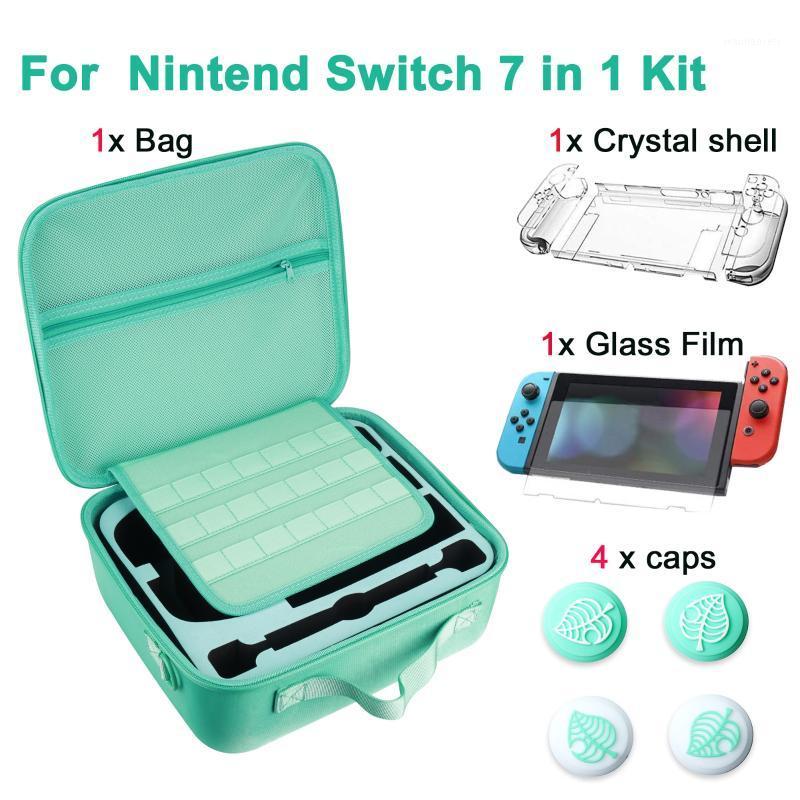 

7 IN 1 for Switch Animal Crossing Case for switch Portable Bag Console Accessories1