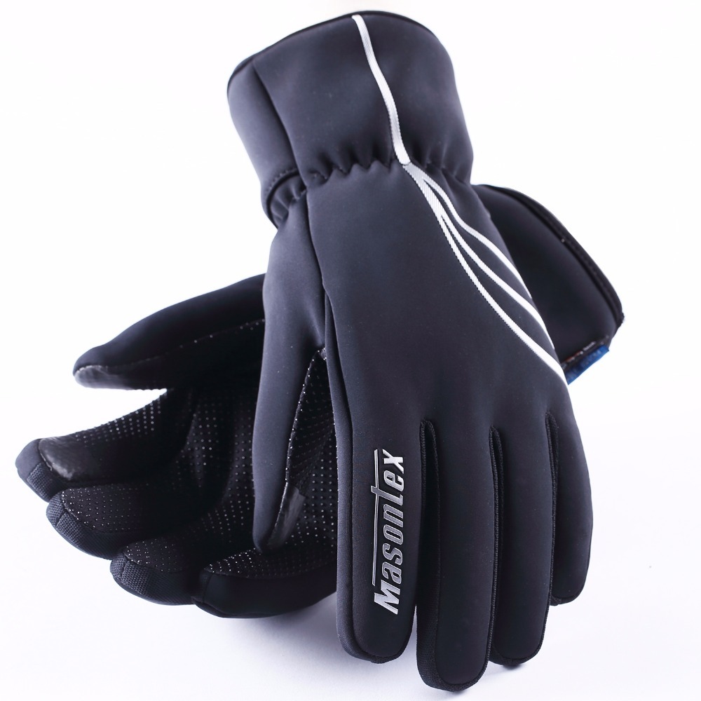 

Attacked dropshipping masontex winter-proof anti-slip touchscreen gloves men for cycling motorcycle outdoor sports U5WT