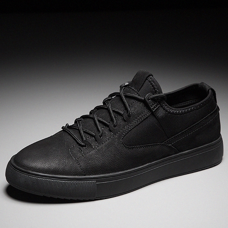

Men's Casual Shoes Spring Leisure Leather Footwear Male Fashion comfortable office Shoes slip on Men Cowboy Street Men's Shoes #Ls0X