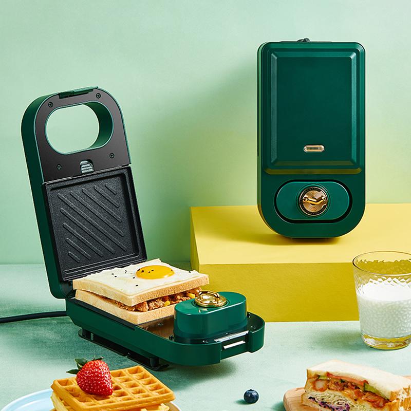

220V Multifunction Electric Waffle Maker Timed Sandwich Maker Toaster Baking Breakfast Machine takoyaki Pancake Sandwichera Tool
