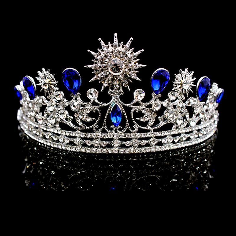 

Hair Clips & Barrettes Crystal Rhinestone Wedding Crown Bride Tiaras And Headdress Accessories For Women Bridal Headpiece