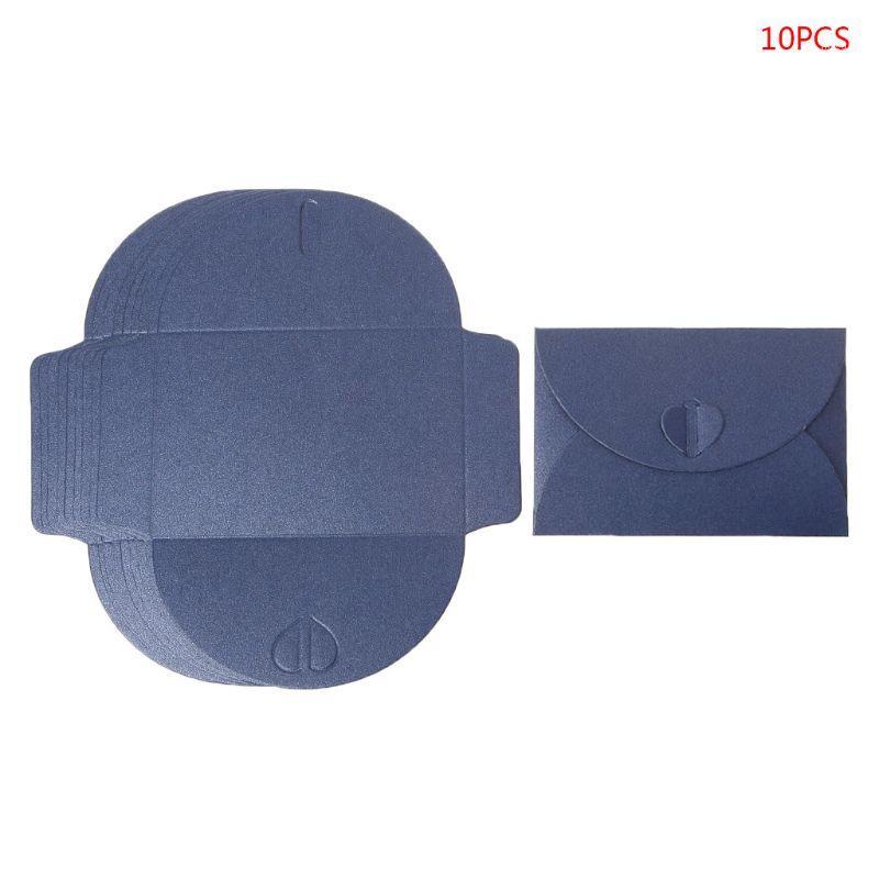 

10pcs Blank Mini Heart Buckle Retro Paper Envelopes Wedding Party Invitation Envelope For Letter Greeting Cards1
