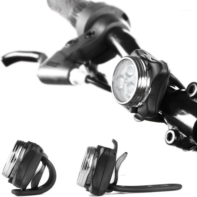 

USB Rechargeable Bike Light Set Super Bright Front Headlight and Rear LED Bicycle Light 650mah Lithium Battery 4 Mode1
