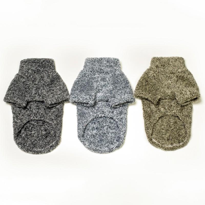 

Durable Soft Pet Clothes Dog Cotton-padded Clothes High Collar Coral Fleece Warm Thickened Outwear Breathable Clothes*