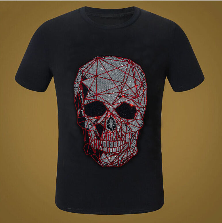 

2021 New T-shirt Men Diamonds Streetwear Short Sleeve O-neck Tops Tee Women t Shirt C6un, As shown