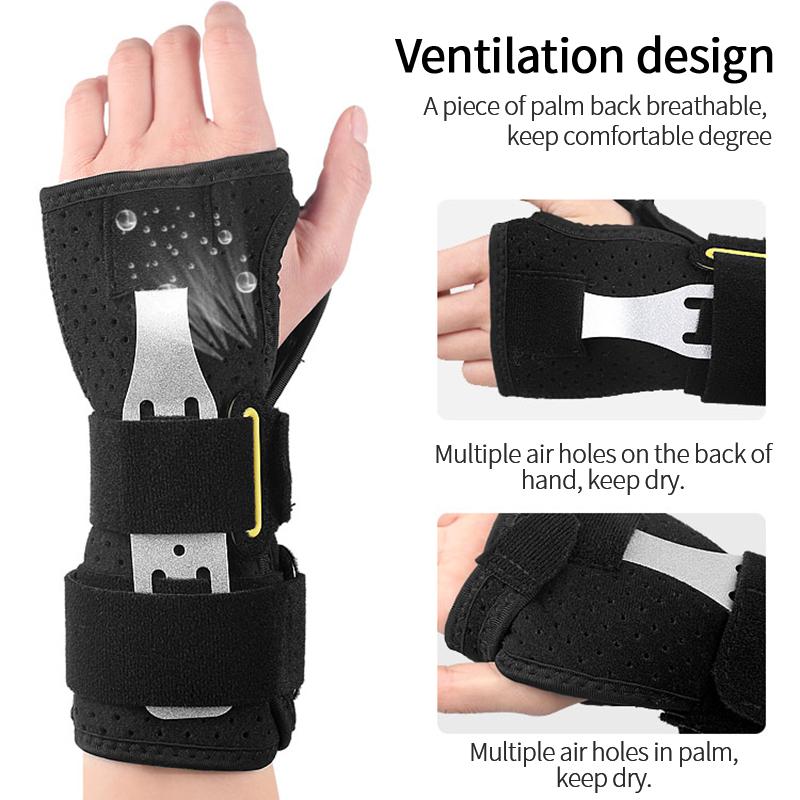 

Belt Carpal Tunnel Brace Sprain Prevention Wrist Protector For Fitness Kit 1Pc Professional Wrist Support Splint Arthritis Band, Left