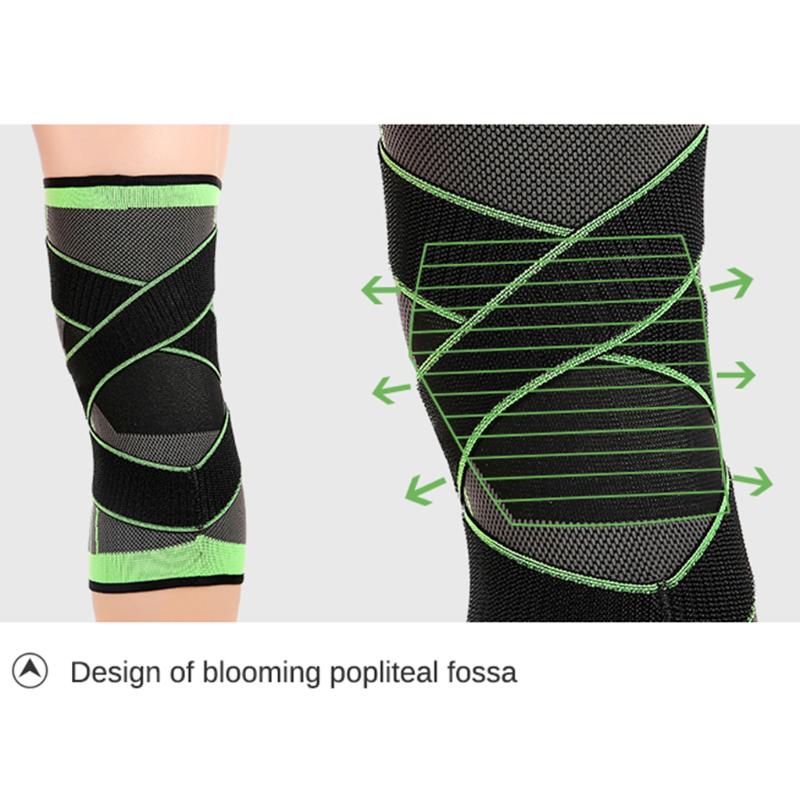 

Knee Compression Sleeve Brace Patella Support Sports Gym Joint, As pic