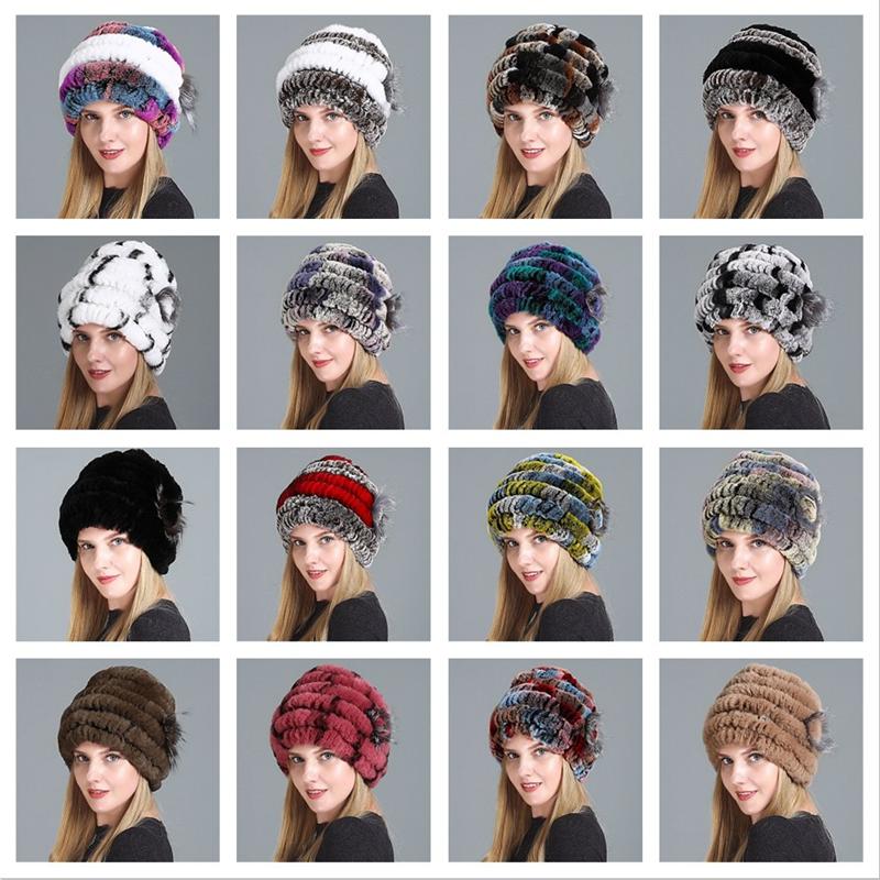 

Winter 2021 Women's Fur Hat, Hair Spiral Hat, Thickened Warm Plush Snow Cap, Russian Fashion Casual Hat, Colour15