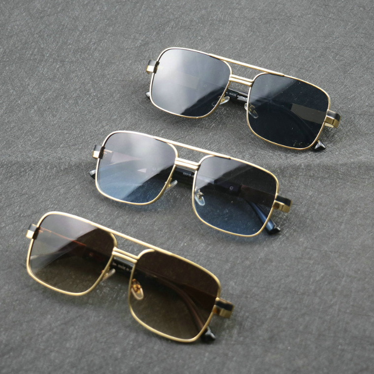 

2021 fashion Square Sunglasses UV400 Wholesale Dropship Women men 2021 Luxury Transparent metal Sunglasses