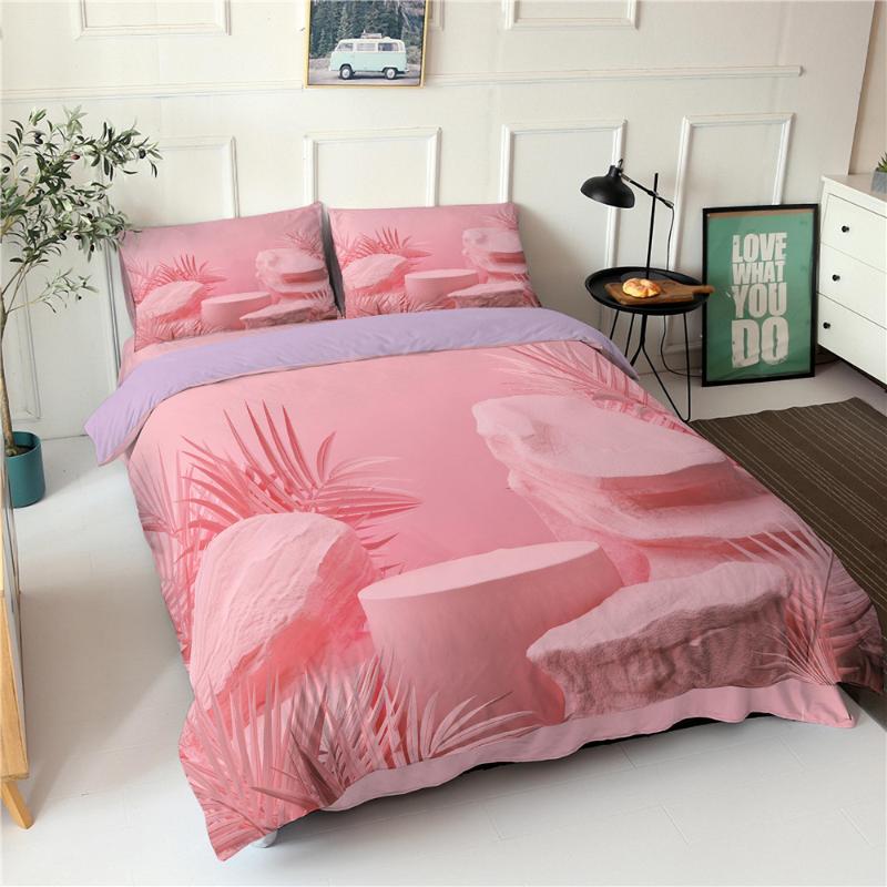 

3D Bohemian Printed Microfiber Bedding Collection Home Textile Double Queen Oversize Down Quilt Cover, Bb05-5