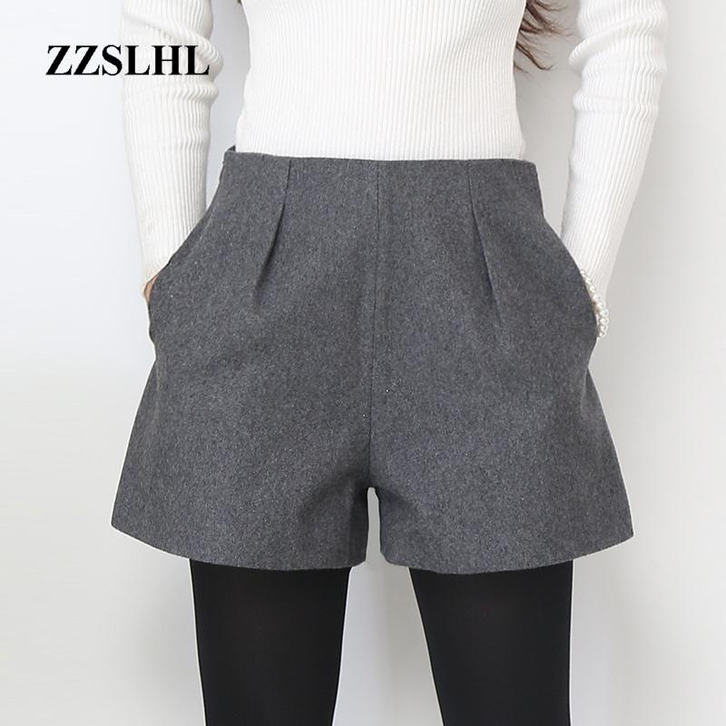 

Women Shorts Zipper Loose Short Pants Pockets Ladies Short nts, Black