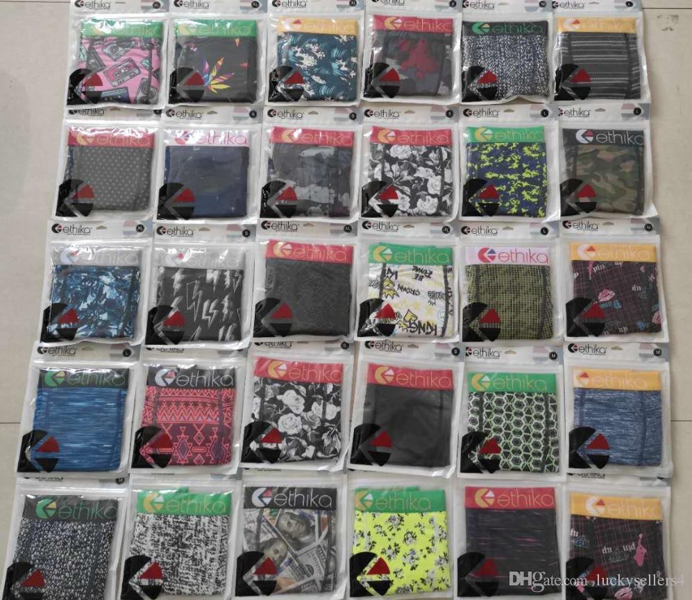 

Ethika boxer underwear quick drying men's shorts belt sportswear large men's underwear Ethika boxer underwear random mixed packagi