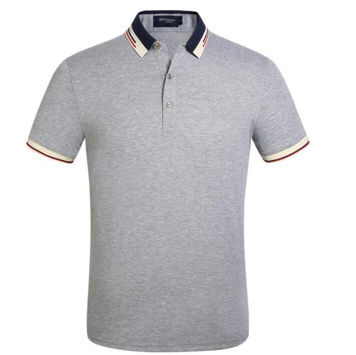 

A5 Mens Clothing Poloshirt Shirt Men Cotton Blend Short Sleeve Casual Breathable Summer Breathable Solid Clothing Men Size M-3XL, 03