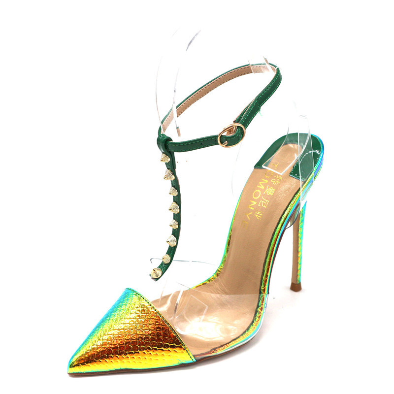 

Green Free Fee Rate Coat Himself Hit Stiletto High Female Shoes 12cm Cm Ca9s, Green 10cm